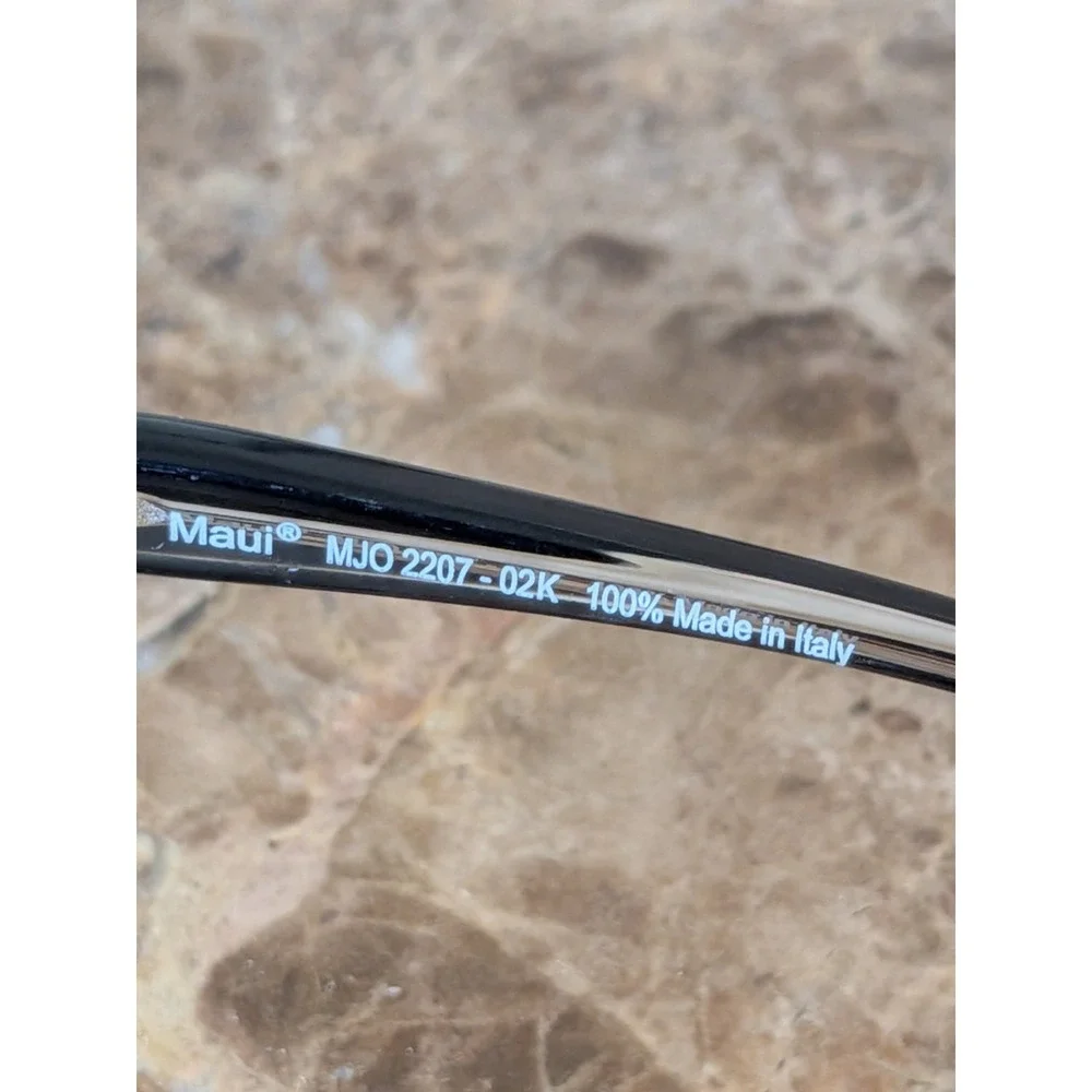 Maui Jim Eyeglasses MJO 2207-02K Black / Clear Frames 51-17-145